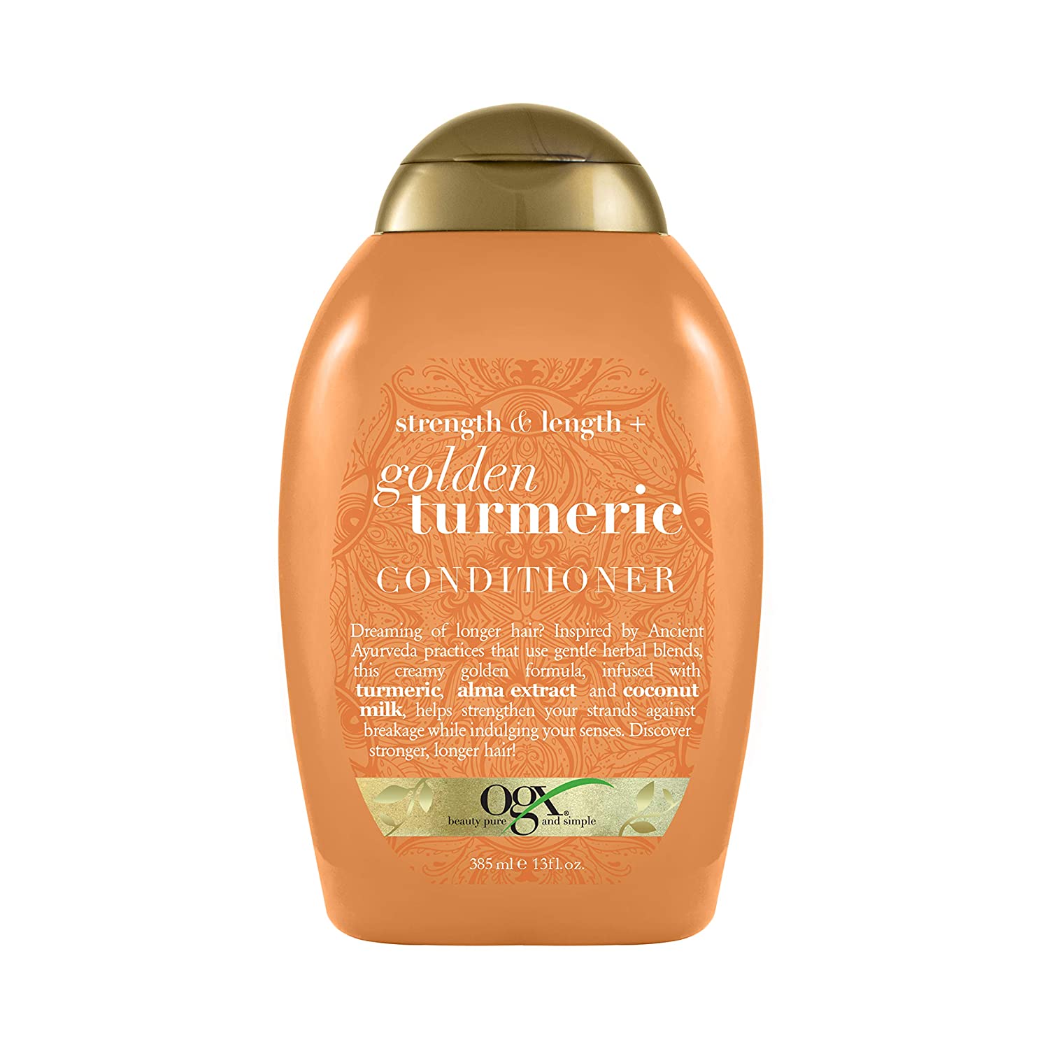 نرم کننده مو او جی ایکس مدل turmeric حجم 385 میلی لیتر